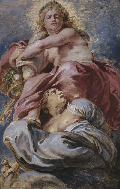 De Gaven van Jacobus I Triomferen over Hebzucht, ca. 1632 door Peter Paul Rubens